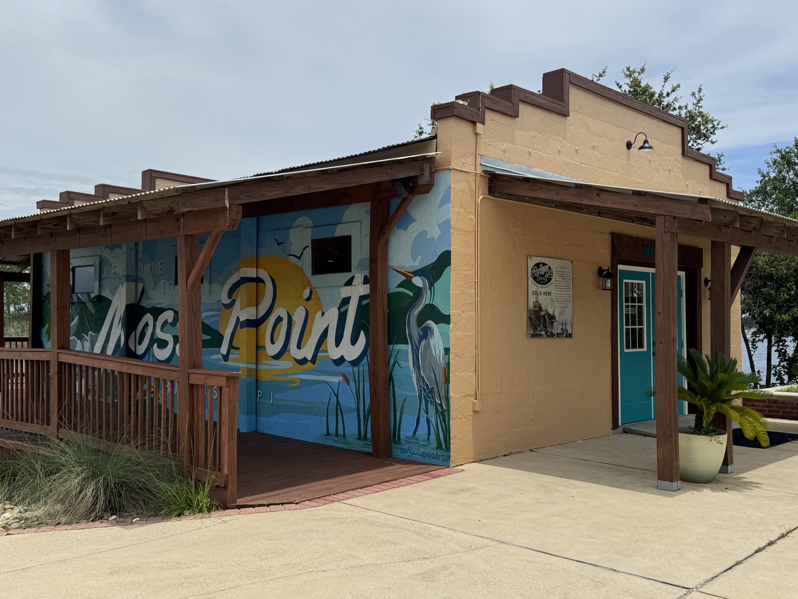 The Moss Point Welcome Center downtown