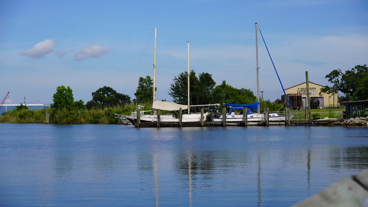 The Moss Point riverfront