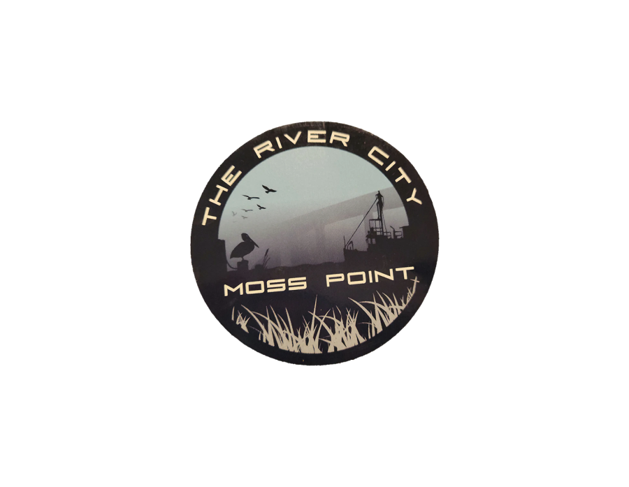Moss Point Circle Sticker
